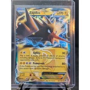 Zapdos EX • Team Plasma 48/135 • 2012 Black & White Era • UMM Finds